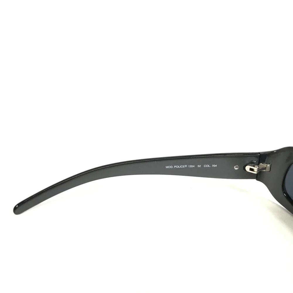 Police Sunglasses Frames MOD.1354 52 COL.704 Gray Rectangular with Blue Lenses